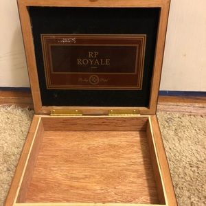 Empty cigar box